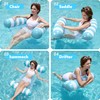 SLOOSH Strip Type Hammock Pool Floats Adults, 4-in-1 Multi-Purpose Inflatable