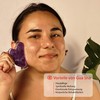Rena Chris Gua Sha Stone, 100% Natural Amethyst Gua Sha