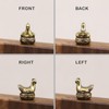 RillyRellow Hinge Head Chicken, Hinge Decorative Topper, Miniature Magnetic Figurine