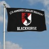 Fyon 11th Armored Calvary Regiment Flag 3x5Feet Blackhorse Flag Banner