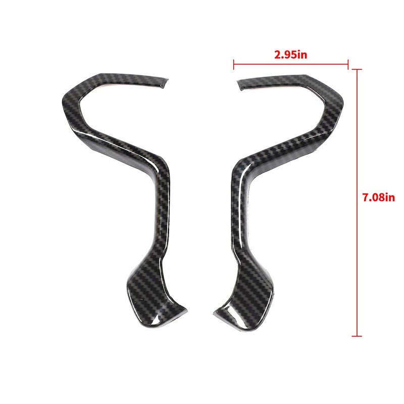 JeCar Steering Wheel Trim Cover ABS Interior Decoration Accessories Compatible