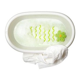EASY - Baby bath, white, green