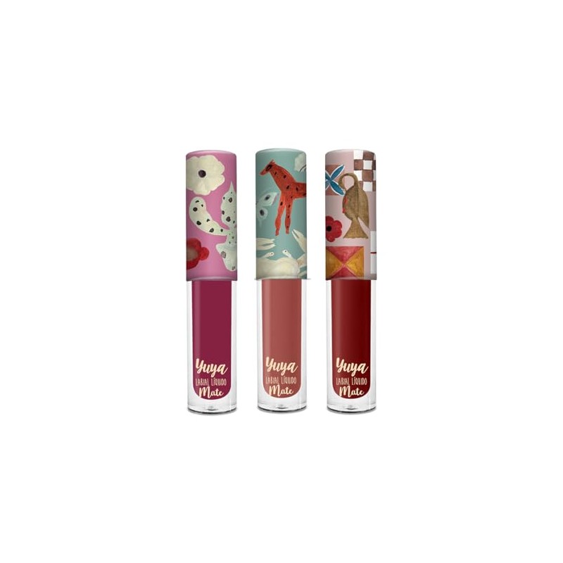 Yuya - Set de labiales indelebles larga duracion - acabado