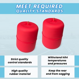 FLOVENTIS 2Pcs Air Suspension Kit for 2018-2024 Jeep Wrangler JL Pickups Car Rear Air Spring Bags (7X60829)