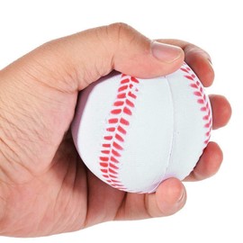Drehdy 12 pcs Baseball Sports Themed 2.5-Inch Foam Squeeze Balls for Stress Relief, Relaxable Realistic Baseball Sport Balls