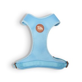 TOH Dog Mesh Harness Durable Stylish Design Puppy Harness with Adjustable Straps, Easy to Use Dog Harness Soft Perfect for Pets Training Outdoor Walking (Lilac, Medium)