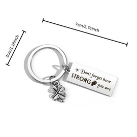 HUHALLI Inspirational Keychain Gift for Friend Lover Sister Daughter Bestie Coworker Men Women, Thanksgiving Christmas Birthday Present, Unique Heartwarming Gift