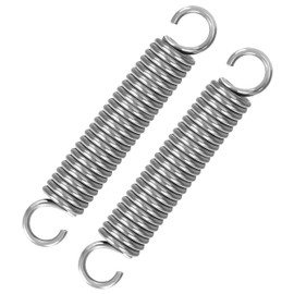 GUNGY Tension Springs with Hooks Stainless Steel Tension Spring Tension Spring 90 mm Outer Diameter 16 mm Wire Diameter 2.5 mm Maximum Tensile Force 19 kg 2.5 x 16 x 90 mm