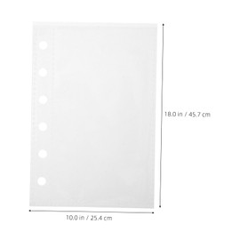 iplusmile 60pcs Clear Plastic Binder Page Protectors Scrapbook Refill Sleeves Sheet Protectors for Photos and Documents for Everyday Use