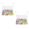 2Pcs Mesh Bath Toy Storage Organizer, Durable Bath Toy Net