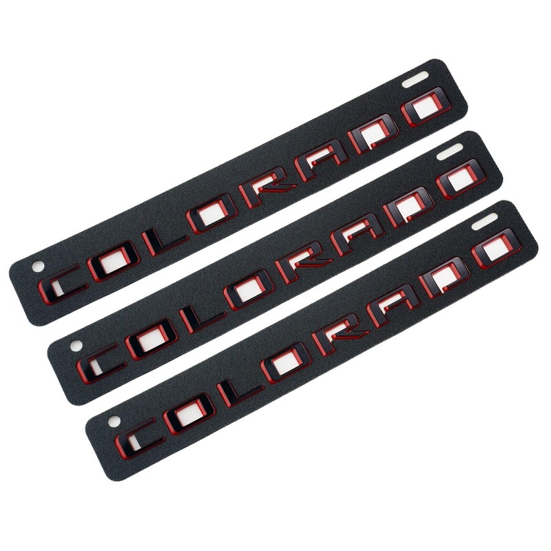 4X 2021 +Colorado ZR2 Emblems Badge 3D Door Tailgate Nameplate