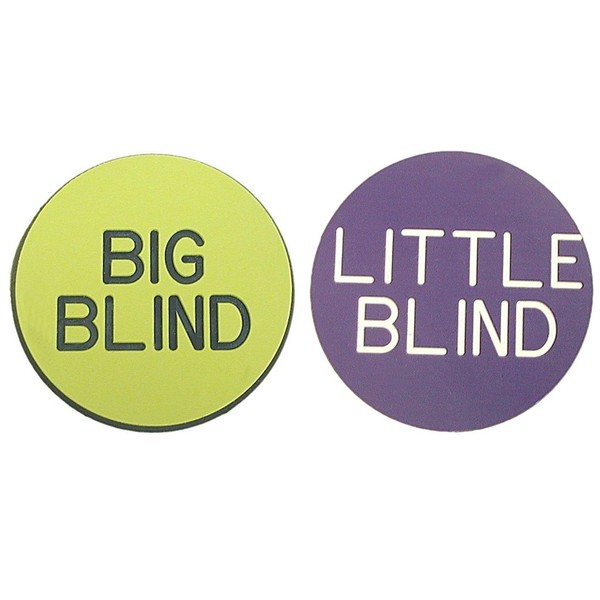 Brybelly Double Sided Black Copag Poker Dealer Button - Comes with 2 Free Blind Buttons!