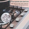 YHIJSR Set of 6 Rotary Knobs Cooker 6 mm Gas