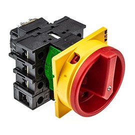 Eaton 091079 Hauptschalter, 3-polig + N, 32 A, not-aus-Funktion, abschließbar in 0-Stellung, Einbau