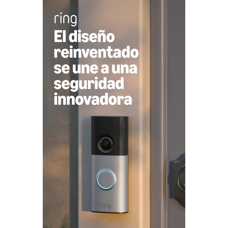 Videotimbre cableado 2K Ring Plus (último modelo): Retinal 2K con