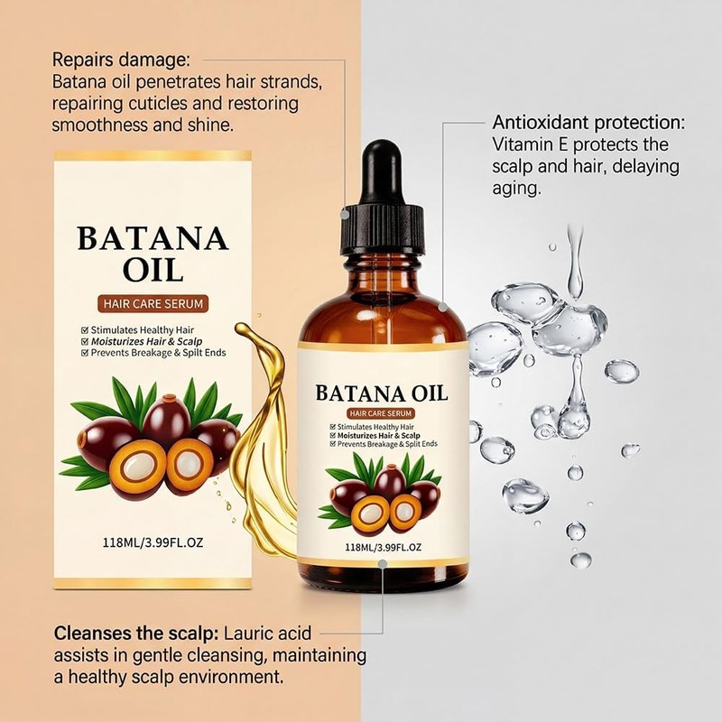 Aceite sérico for el cuidado del cabello con gotero