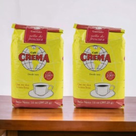 Puerto Rico Coffee Roasters *NEW* (2 Pack) Cafe Crema  Gourmet Puerto Rican Coffee 14oz. Ea.
