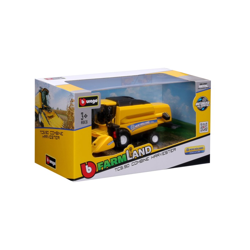 Bburago Die-Cast NEW HOLLAND TC5.90 COMBINE HARVESTER With Working GRAIN