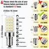ALIDE E12 60 Watt Candelabra LED Bulbs Equival C7 T6