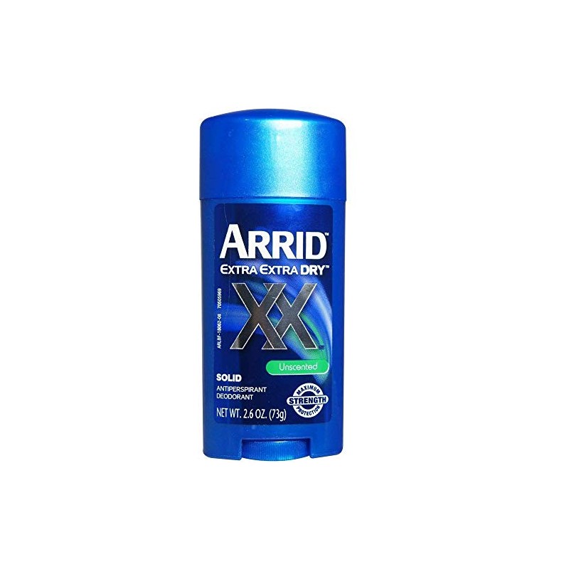 Arrid 24 Hour XX Dry Antiperspirant/Deodorant Solid, Unscented For Men