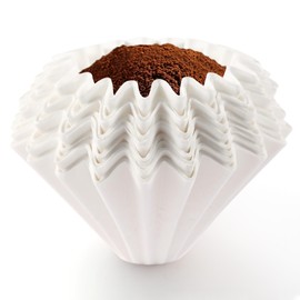 200 Pack Stagg [XF] Pour Over Coffee Paper Filters - Paper Coffee Filters Designed for the Stagg [XF] Drip Coffee Maker (White)