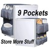 Suction Cup Refrigerator Double Side Caddy Organizer，Dorm and office Over