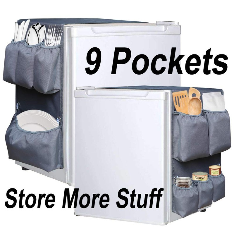 Suction Cup Refrigerator Double Side Caddy Organizer，Dorm and office Over