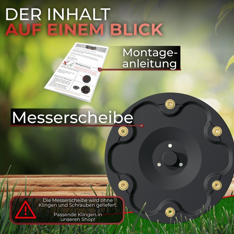 6 Blade Discs Compatible with Segway Navimow Robotic Lawnmower i105E,