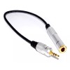 Lecute Shop Adaptador Auxiliar 3.5mm A Jack 6.35mm Cable Conector