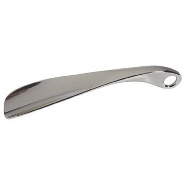 Kingsley durable Elegant metal Silver Plated Engravable Shoe Horn - 7.5"L - protect the heel of your footwear