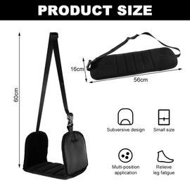 EACHPT Aeroplane Footrest, Portable Adjustable Aeroplane Leg Rest, Height Adjustable Footrest, Travel Accessories, Airplane Travel Accessories, Gadgets Suitable for Office Breaks and Travel Relaxation