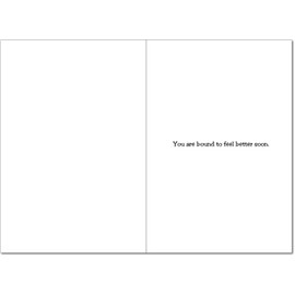 NobleWorks - Funny Get Well Greeting Card with 5 x 7 Inch Envelope (1 Card) Your Appendix 4257