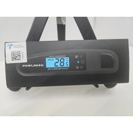 Powlaken Digital Meat Food Thermometer Foldable Cooking In Black