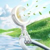 Outdoor Baby Stroller Fan Portable Handheld Cooling Fan Clip On