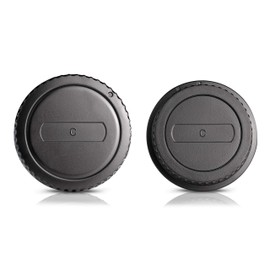 Ares Foto® Housing Cap Rear Lens Cap Set for Canon EOS-1D C EOS-1D X EOS 5DS R 5D Mark III 6D 7D Mark 70D 60Da 750D 760D 700D 1200D 7D 60D 650D 600D 1100D 550D EOS-1D 500D 1000D