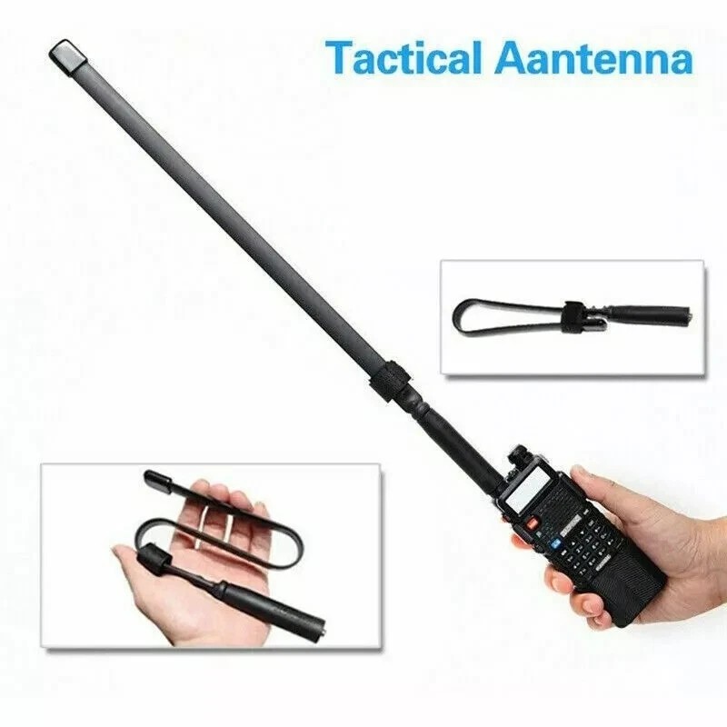 For Baofeng 48cm SMA-Female Tactical Antenna VHF/UHF For Baofeng UV-5R