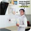 Srenta Clear Acrylic Paper Towel Holder Wall Mount Paper Towel