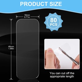 80pcs Picture Hangers Heavy Duty, Poster Hanging Strips, Picture Hangers, Non-Damaging Wall Poster Hangers for Frame Mounting Strips, Crafts Holiday Balloon Party Decorations