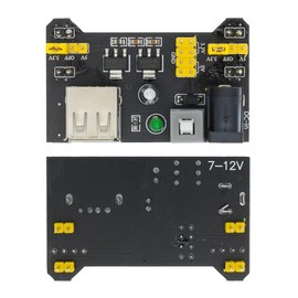 3.3V 5V Power Supply Module for MB102 102 Prototype Breadboard DC 6.5-12V or USB Power Supply Module 5PCS