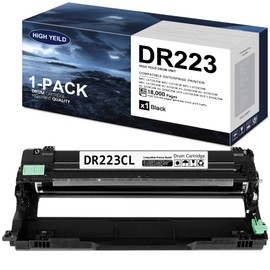 1-Pack Black Compatible DR223CL Drum Unit Replacement for Brother DR-223CL Drum Works with Brother MFC-l3770CDW MFC-l3750CDW MFC-l3710CW HL-l3290CDW HL-l3270CDW HL-l3210CDW HL-L3230CDW Printer