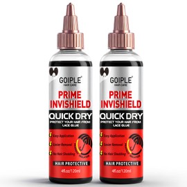 Goiple 4 fl oz Quick Weave Protective Shield Hair Protective | Weave Bond Protector Quick Dry Hair Protective Liquid Cap for Hair and Scalp Protection, Easy to Apply, Breathable and Lightweigh (2pcs)
