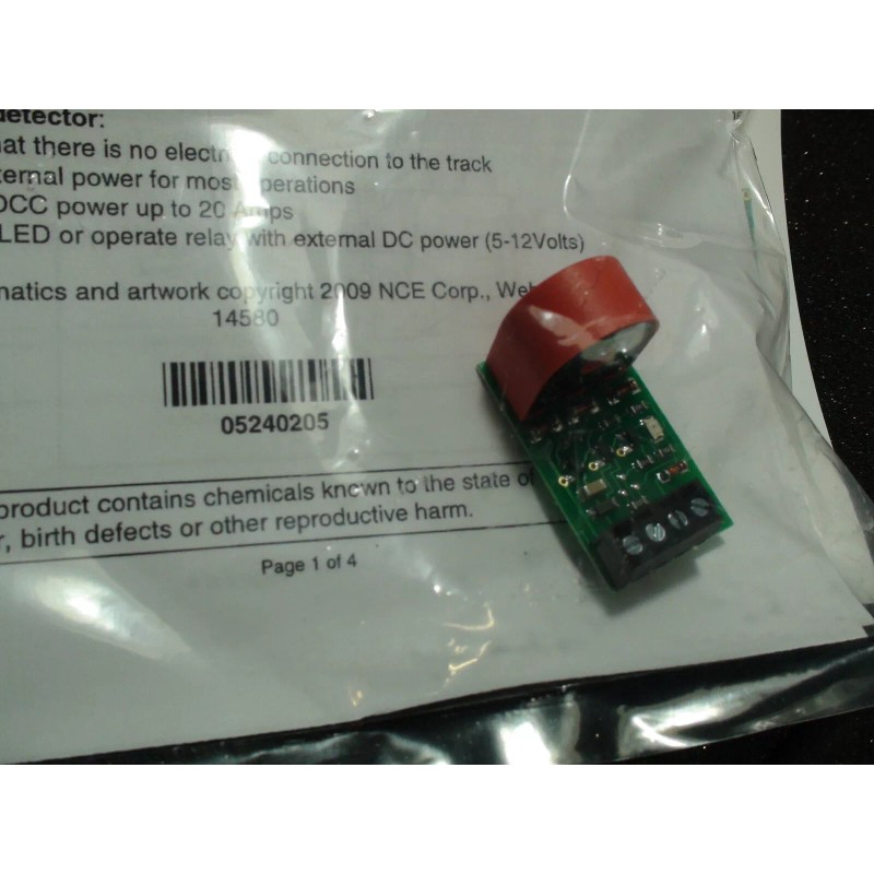 NCE # 5240205 BD20 BLOCK DETECTOR