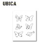 UBICA Tattoo,Semi-permanent Tattoos,2 Sheets Fake Tattoo,Realistic Tattoos Non-Reflective,Waterproof For 1-2
