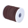 Craftdady 5mm Braided Elastic Cord for Headband Sewing Coconut Brown