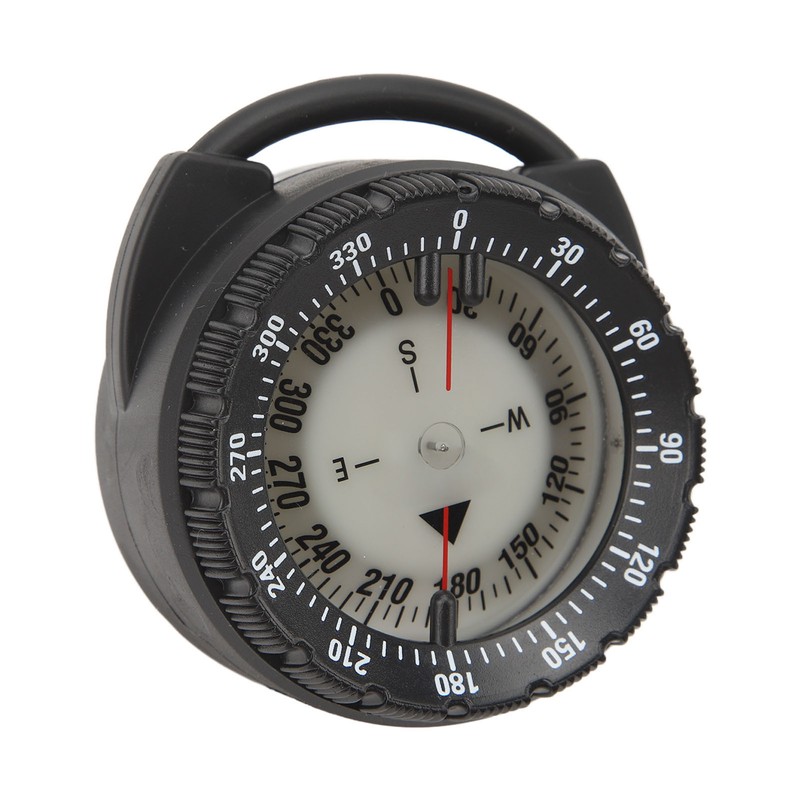 50M Underwater Diving Compass Luminous Magnetic Waterproof Pipe Clamp Diving