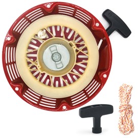 Multisland Pull Start Assembly for Honda GX340 11HP GX390 13HP Engine Recoil Starter Replacement with Extra Pull Cord and Handle Replaces 28400-ZE3-W01ZA 28400-ZE3-W01ZB