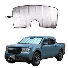 Car Windshield Sun Shade for Ford Maverick 2022-2025 Truck Car Foldable UV Ray Reflector Auto Front Window&Full-Window Glass Sun Shade (Front Glass sunshade-1pc)
