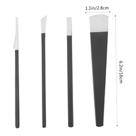 Baluue Safe Practical Foot Care Tool Set 4pcs Foot Peeling Trimmer Callus Remover for Foot Baths Salons and Home