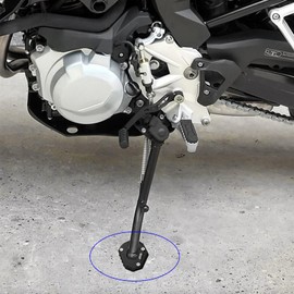 ZESIDIMO For F850GS F750GS F 750 850 GS Adventure 2018-2022 2023 Motorcycle Accessories CNC Side Stand Magnification Plate (Black)