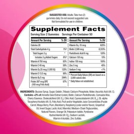 Centrum Multigummies Multi Beauty Multivitamínico De Doble Acción, Especialmente Diseñado Con Biotina Para Un Cabello, Piel Y Uñas Saludables,...     